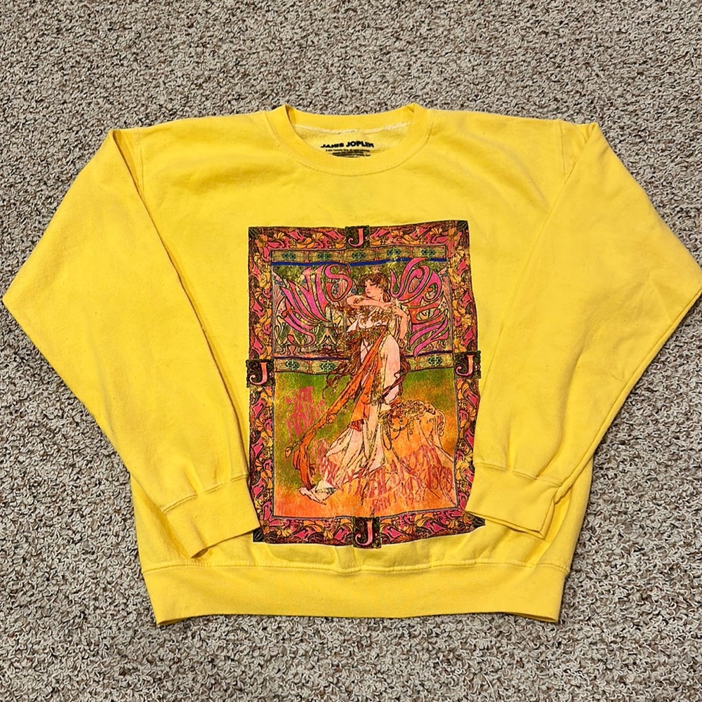 Urban Outfitters Janis Joplin Graphic Crewneck